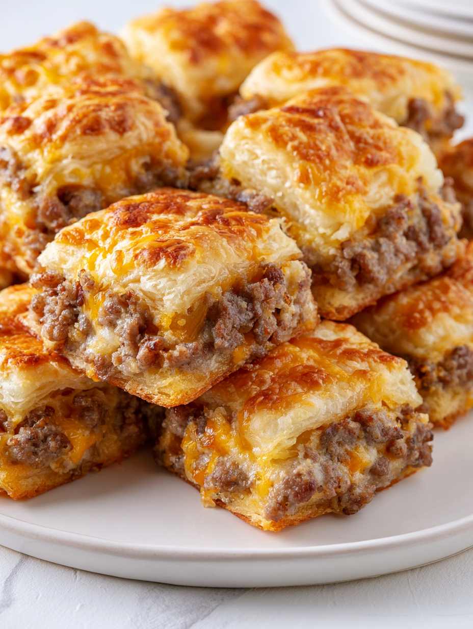 Southern 3-Ingredient Cheesy Sausage Squares 5 Southern 3-Ingredient Cheesy Sausage Squares
