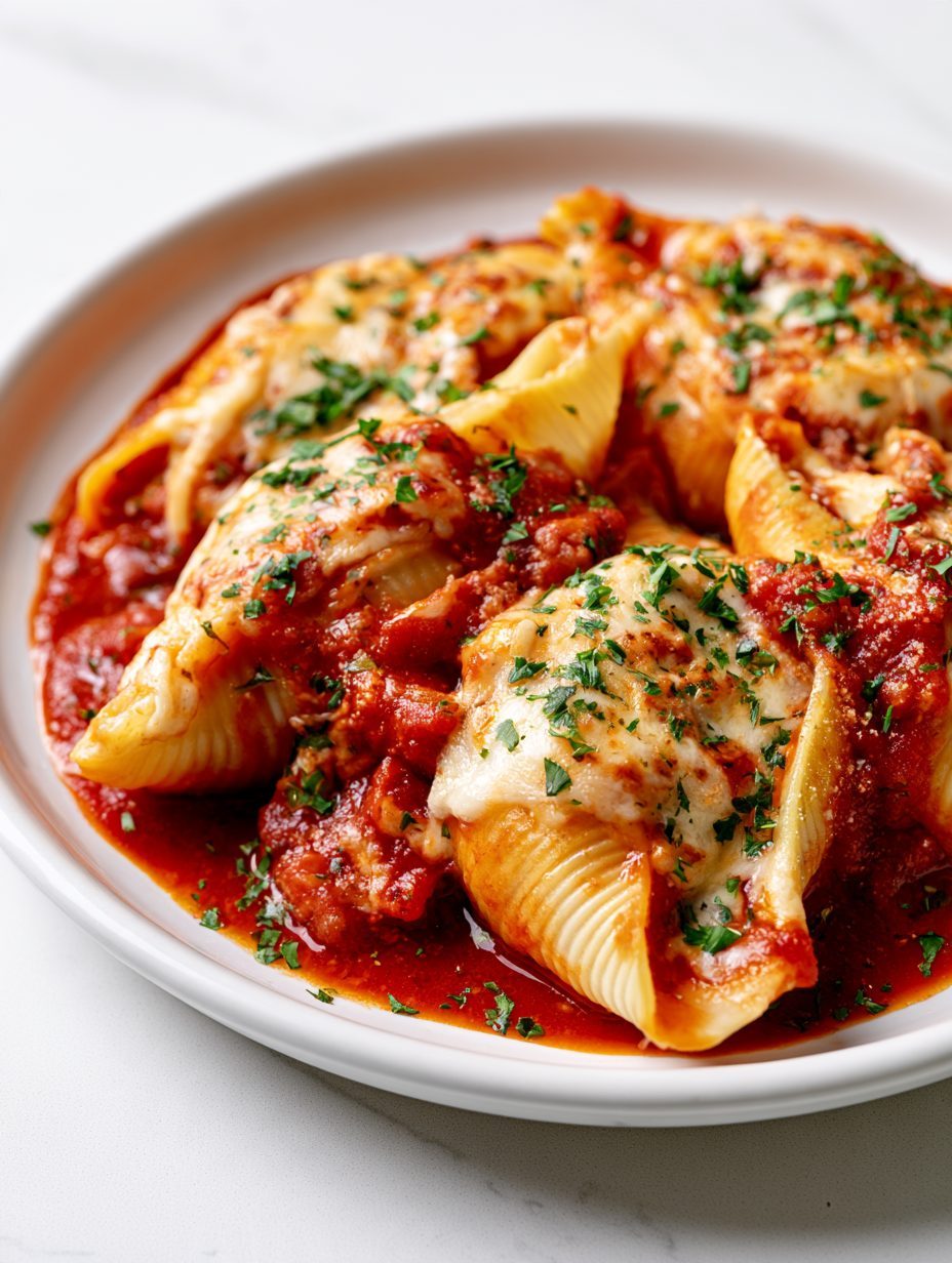 4-Ingredient Slow Cooker Jumbo Shells