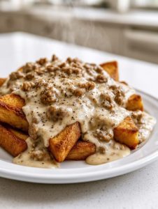 Slow Cooker 4-Ingredient Hamburger Gravy