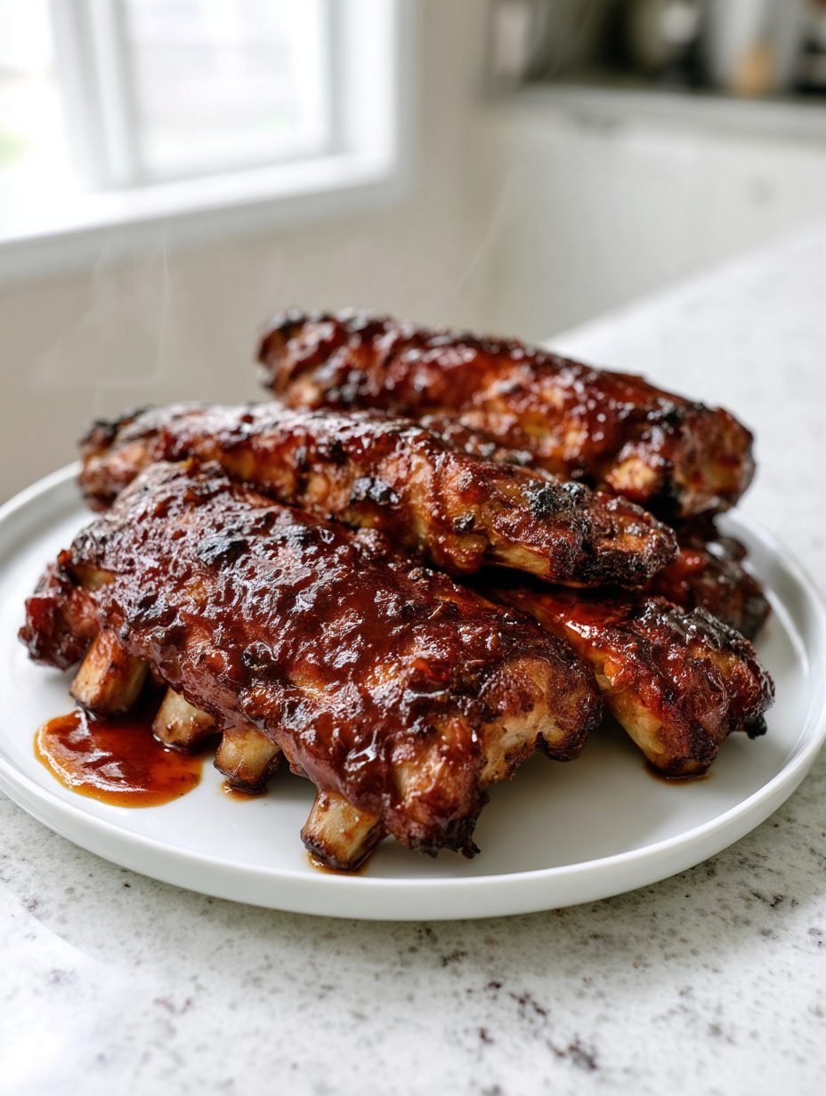Slow Cooker 3-Ingredient BBQ Pork Ribs
