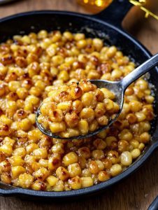Southern 4-Ingredient Honey Butter Skillet Corn