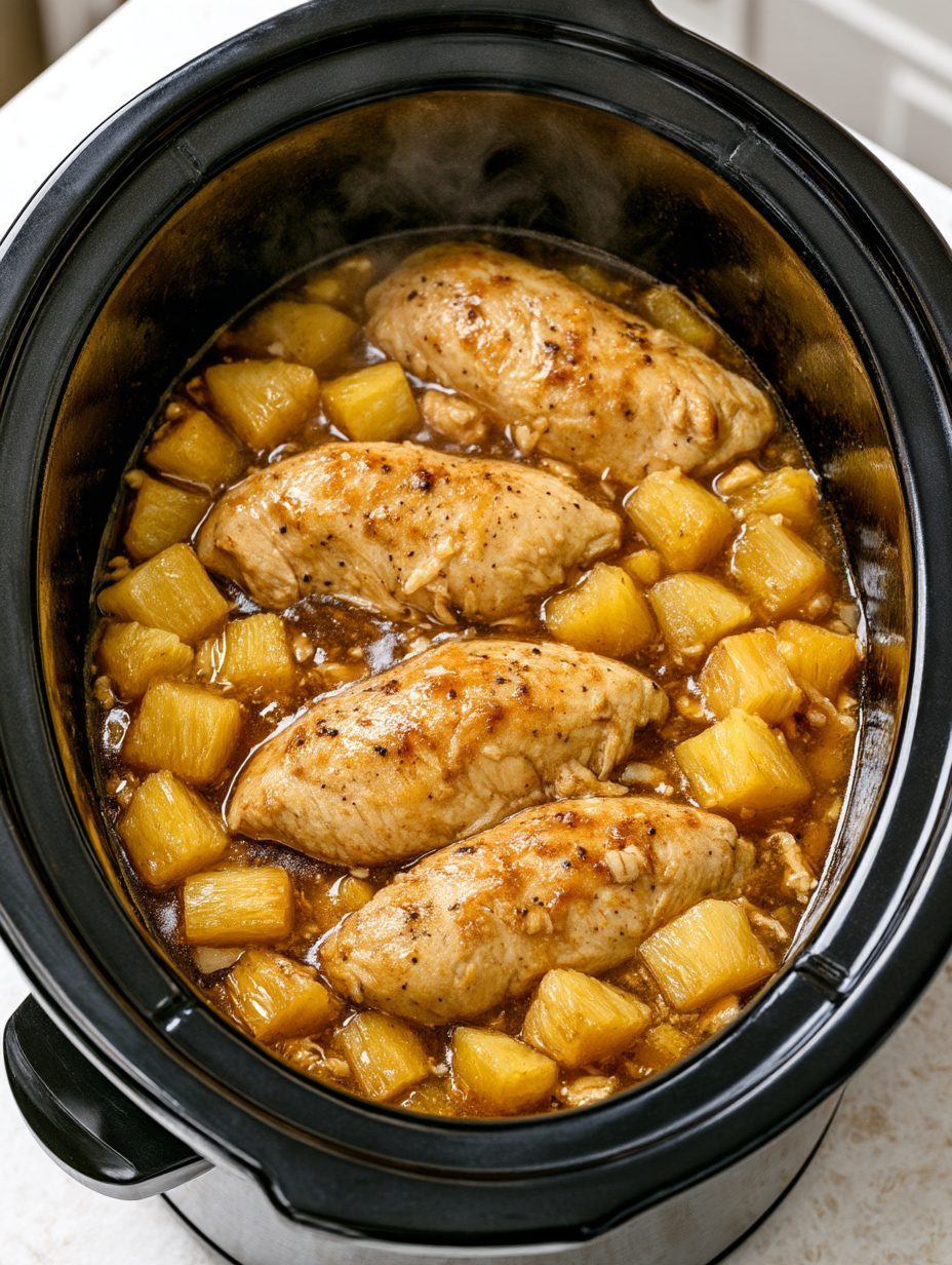 4-Ingredient Slow Cooker Chicken