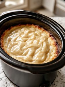 Slow Cooker Spring Ivory Custard
