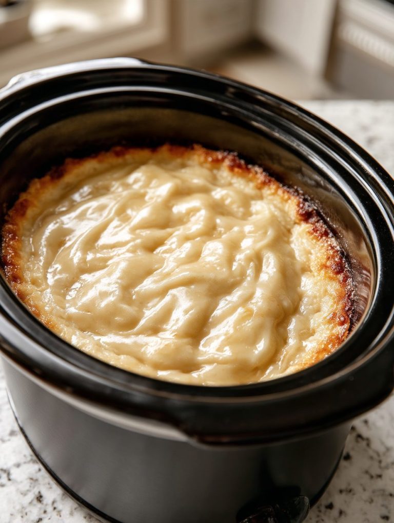 Slow Cooker Spring Ivory Custard