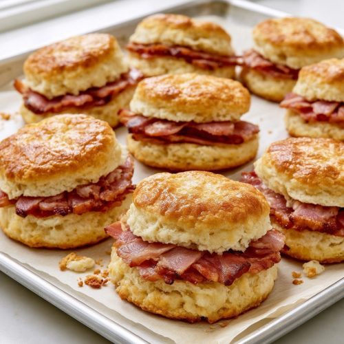 Southern 3-Ingredient Country Ham Biscuits