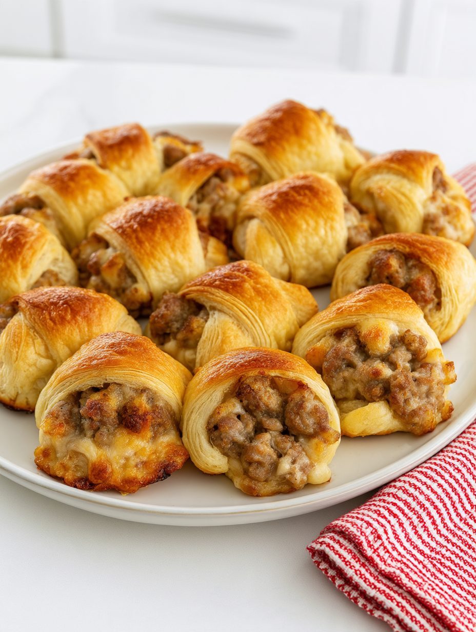Southern 3-Ingredient Sausage Crescent Bites