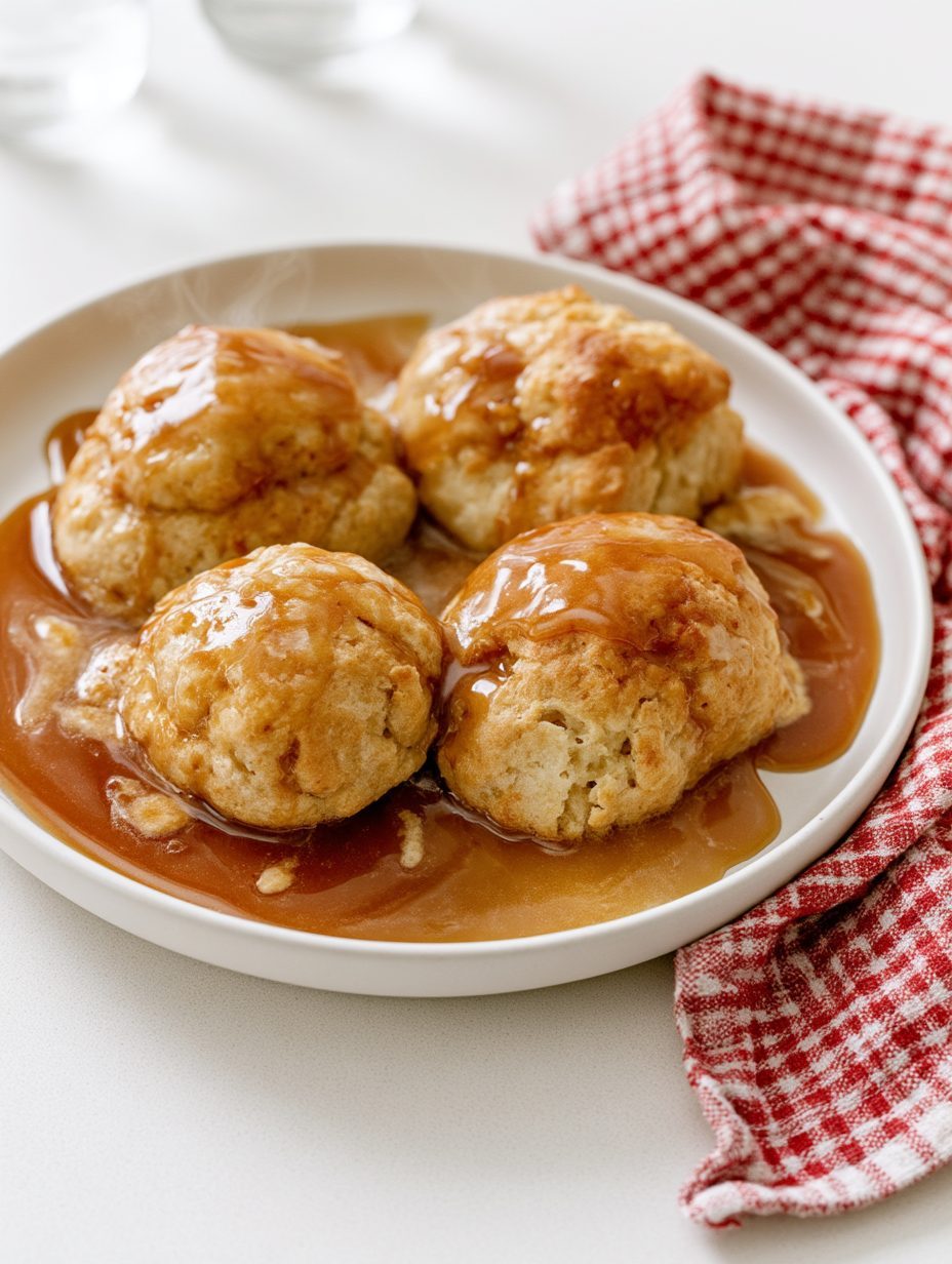 4-Ingredient Depression Era Caramel Dumplings 5 4-Ingredient Depression Era Caramel Dumplings