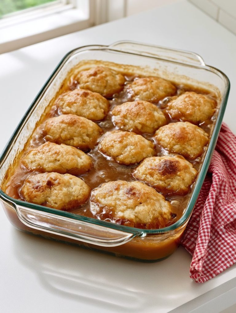 4-Ingredient Depression Era Caramel Dumplings