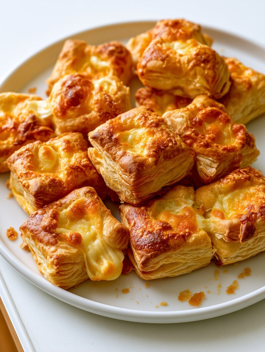 Oven Baked 4-Ingredient Cheese Puff Squares 5 Oven Baked 4-Ingredient Cheese Puff Squares
