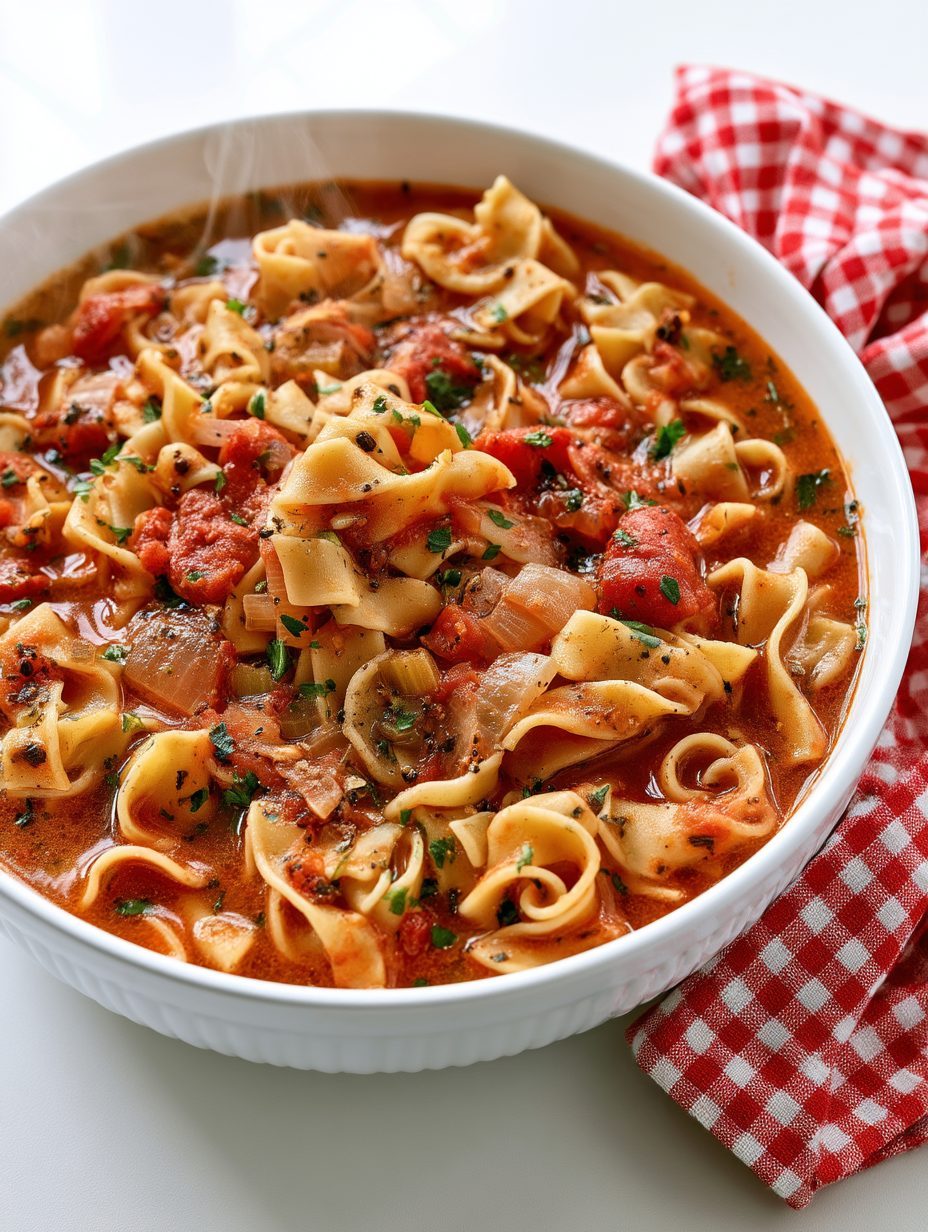 Slow Cooker Amish Tomato Noodle Soup 5 Slow Cooker Amish Tomato Noodle Soup