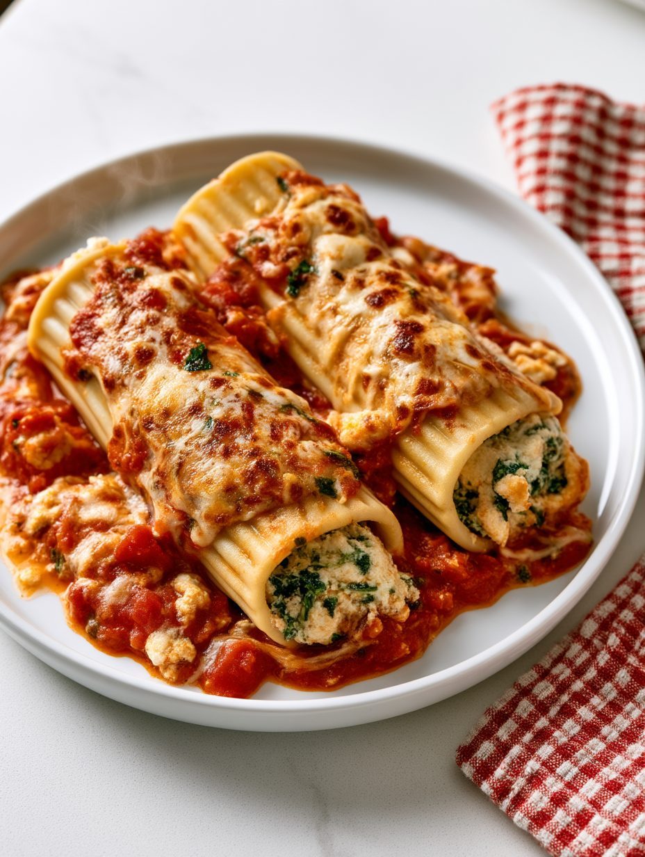 4-Ingredient Slow Cooker Manicotti 5 4-Ingredient Slow Cooker Manicotti