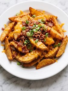 Bacon Cheddar Potato Wedges