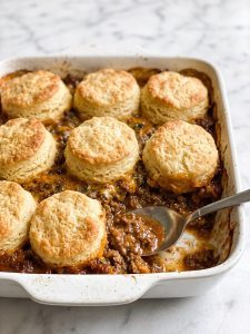 Beef Biscuit Casserole