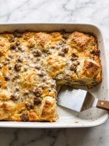 Biscuits and Gravy Casserole