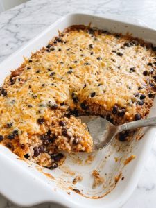 Black Bean Rice Casserole