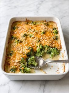 Broccoli Casserole with Cream of Mushroom Soup