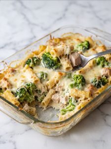 Chicken Broccoli Alfredo Pasta Bake