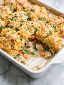 Chicken Cobbler Casserole