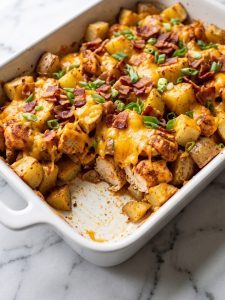 Chicken Loaded Potato Casserole