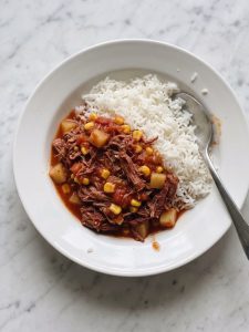 Corned Beef and Rice