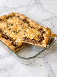 Crescent Roll Taco Bake