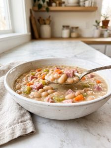 Crock Pot Ham and Beans