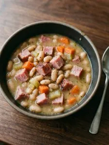 Crock Pot Ham and Beans