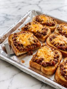 Garlic Bread Sloppy Joes