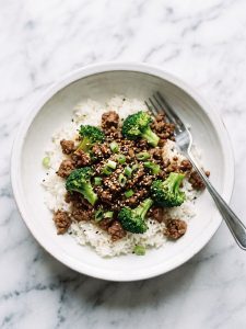 Ground Beef and Broccoli