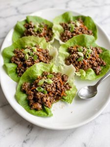Ground Beef Lettuce Wraps