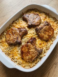 Hash Brown Pork Chop Casserole