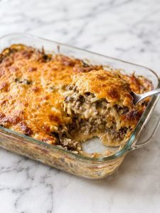 Hashbrown Hamburger Casserole