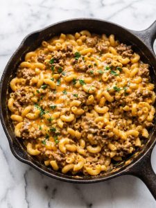 Homemade Cheeseburger Macaroni