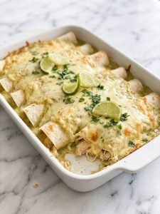 Honey Lime Chicken Enchiladas