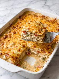 Mexican Chicken Casserole with Corn Tortillas