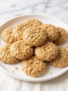 No Bake Peanut Butter Oatmeal Cookies