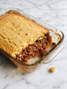 Sloppy Joe Cornbread Casserole