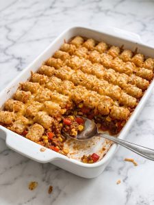 Sloppy Joe Tater Tot Casserole