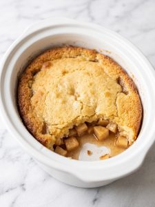 Slow Cooker Apple Cobbler