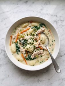 Slow Cooker Chicken Gnocchi Soup