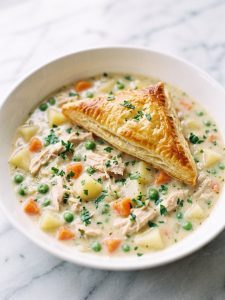 Slow Cooker Chicken Pot Pie Soup