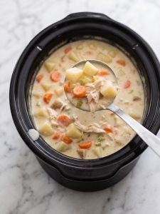 Slow Cooker Chicken Potato Soup