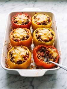 Stuffed Peppers with Ground Beef