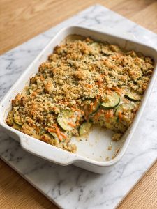 Stuffed Zucchini Casserole with Stuffing Mix