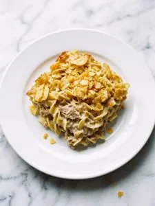 Tuna Casserole with Potato Chips
