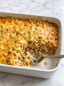 Easy Turkey Noodle Casserole
