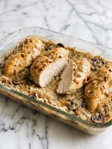 4-Ingredient Chicken and Rice Casserole
