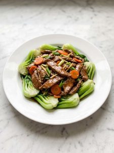 Beef and Bok Choy
