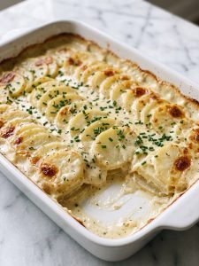 Boursin Cheese Scalloped Potatoes