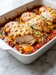 Chicken Mozzarella Bake